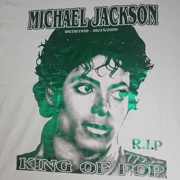 Michael Jackson Other - VTG Y2K Michael Jackson Memorial Rest In Peace Legend King Of Pop T Shirt 2XL